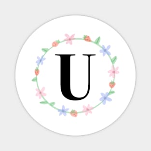 “U” initial Magnet